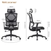 Factory Wholesale Reclining Adjustable Swivel Office Chairs Modern Ergonomic Executive Mesh Office Chair