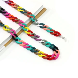 Fashion Colorful Acrylic Glasses Chain Accessories Sunglasses Chain