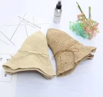 Fashion Crochet Hat Customized Panama Fedora Hat Summer Beach Floppy Straw Hat