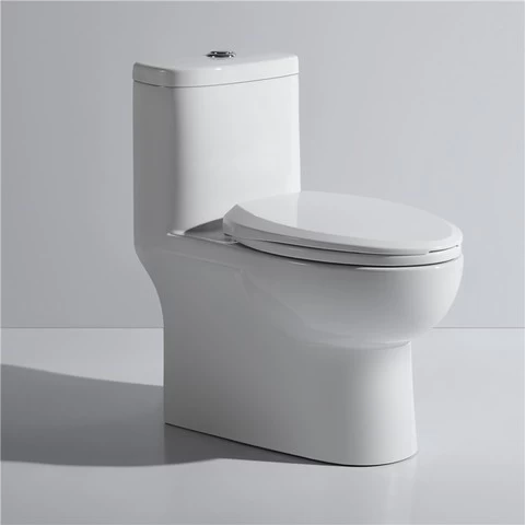 Fashion design modern bathroom accessories ceramic one-piece wc toilets sanitary ware commode toilet