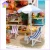Import Fashion DIY with light dollhouse and furniture doll house toys from China