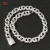 Import Fashion Jewelry Necklace 15mm 8-character Infinite Chain hip hop iced out Cuban link Chain men from China