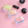 Fashion Lucency Women Money Wallet Hologram Coin Purse Pouch Laser Short Clutch Bank Card Holder square Bag For Ladies
