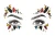 Import Fashion rhinestone festival eye jewels temporary tattoos crystals face tatoo sticker from China