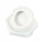 Fashion Semi-Precious Stone Craft , White Jade Slice Coaster, Hexagon Gemstone Home Decoration for Drinking