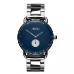 Fashion Solid Steel Band Japan Movement Wrist Watch Brand Logo Mens Watches