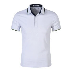 Fashion Wholesale plain Sports golf High Quality 100% cotton polo men t-shirt