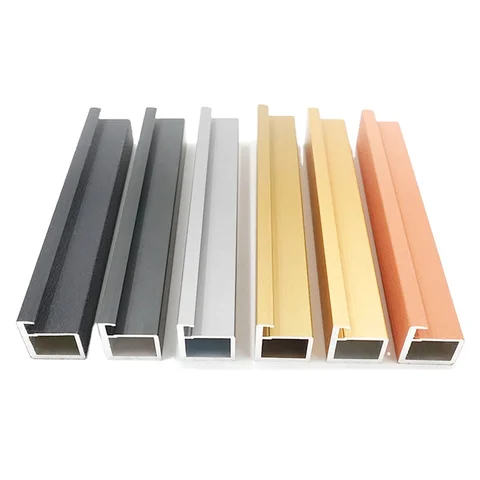 Buy Fashionable Anodized Aluminum Profile For Wardrobe Furniture Swing ...