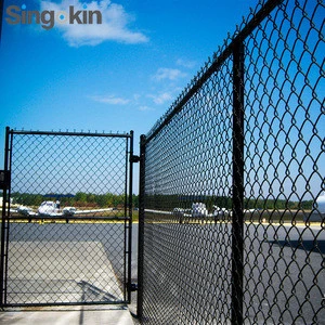 Fencing Trellis Gates Galvanized 60*60 mm chain link fence factory (Made in China)