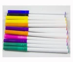 Fine tip wet erasable blackboard marker