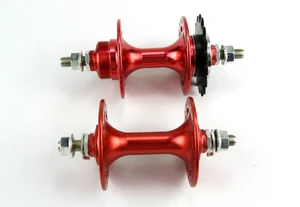 Fixie bike 36 holes color bearing drum hubs, inverted brake fixed gear bike reverse ride bicycle hubs