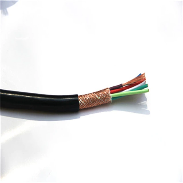 Flexible Cables and Wires Multicore Tinned Braiding Copper Shielded 4 Core Electrical Cable Wire 0.5mm
