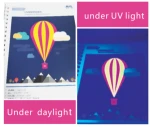 fluorescent uv offset printing ink