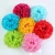 Import foldable big size Tissue all color Paper Flower Pom Poms for baby shower birthday wedding Christmas new year party festival from China
