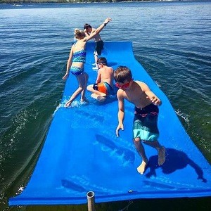 Foldable diy floating mat sofa water bed for swimming pool and lakes