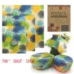 Food Grade Greaseproof Reusable Storage Waxed Bee Bees Wax Wraps Wrapping Paper Beeswax food Wrap
