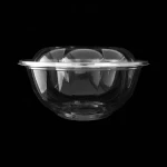 food packaging recyclable flower shape plastic salad bowls