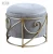Import Footstool with Metal Legs Footrest Stool coffee shop and bar velvet stools from China