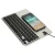 Import for smart phone accessories Keyboard with QI Wireless Charger from China