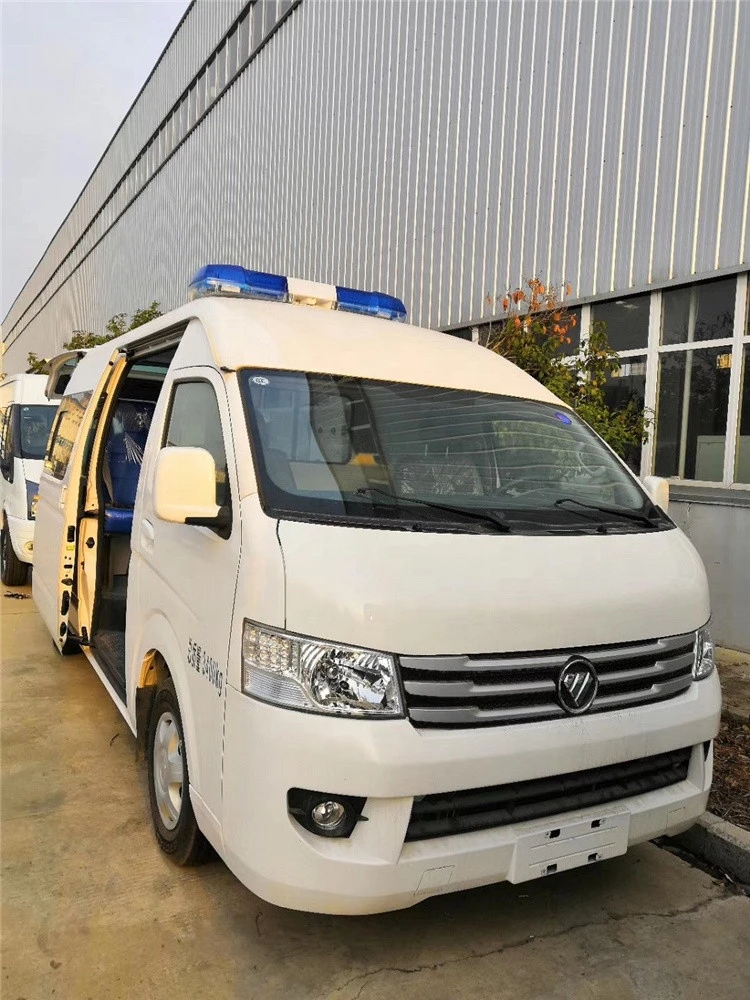 Foton petrol rescue stretcher ambulance for sale