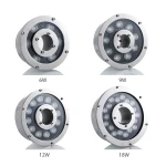 Fountain lamp LED waterproof decoration colorful underwater outdoor underwater spot light engineering grade 12V embedded