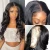 Import frontal Body Wave Silk based Closure Remy 100% human hair  Chinese 5x5 closure wig 5x5 transparent lace closure from China