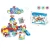 Import Funny 93pcs DIY toys marble run plastic assemble building block for kids from China