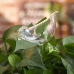 Garden Plants Flowers Water Feeder Automatic Self Watering Devices Clear Glass Water Feeder Bird Shape Watering Devices