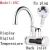Import GF16 3000W 220V  instant electric hot water faucet heater tap with digital display for Bathroom Basin or Kitchen Sink from China