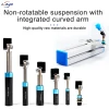 Gimbal cylindrical manipulator fixture with integrated curved armVFET-1436-G18 non-rotatable suspension