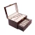Import Glasses watch jewelry set storage box large capacity glasses display box double-layer wooden 20-slot watch box with drawer from China