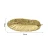 Import Gold ceramic electroplate leaf shaped decoration plate for wholesale from China
