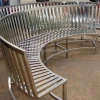 Good Design Indoor Outdoor Public Stainless Steel Bench