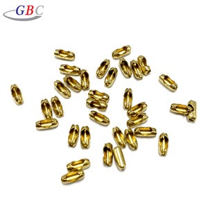 Good quality metal brass beaded chain connector for jewelry