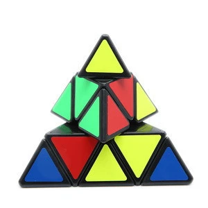 Good Sale Magic cube wind twist maths puzzle 3 layer triangular educational toy for kids