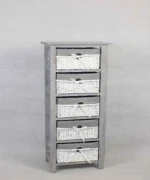 grey wood cabinet