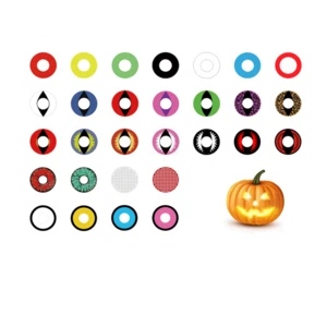 Halloween Cosplay Colored Contact Lenses Party Dress and Costumes
