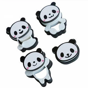 Hand Cartoon Panda Cookies Cutter Stamp Rvs Biscuit Mould Set Baking Tools Cutter Tools Cake Decoration 4pcs/set Bakeware Mold