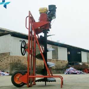 Buy Hand-held Manual Fence Post Hole Digger Drilling Machine Portable ...
