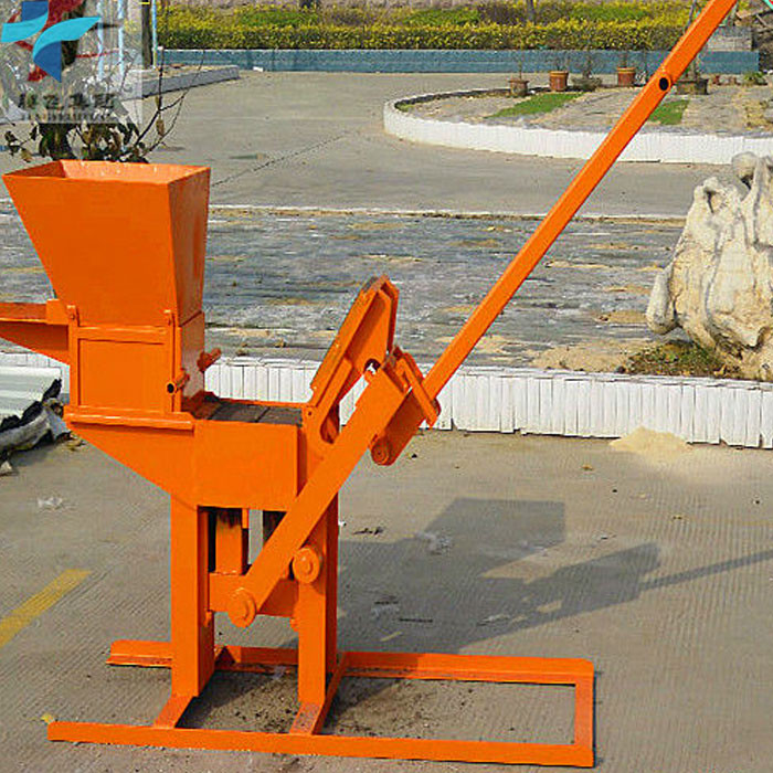Buy Hand Press Manual Soil Earth Interlocking Brick Block Making ...