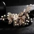 Import Handmade Pearl Leaves Alloy Hair Accessories Bridal Hairpin for Wedding Decoration from China