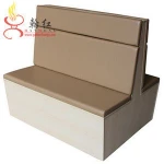 Hanhong American style classic board Hotel Western Restaurant double faced sofa card seat