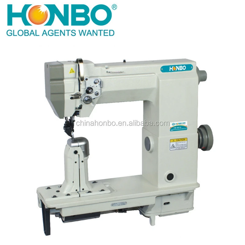 HB-9910/9920 industrial roller press foot double single needle post bed leather shoe lockstitch sewing machine