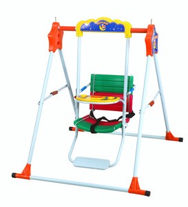 HDL-7554 Happy plastic baby garden swing with light&amp;music