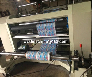 High efficiency full Automatic Paper Plastic Film Slitter Rewinder Machine
