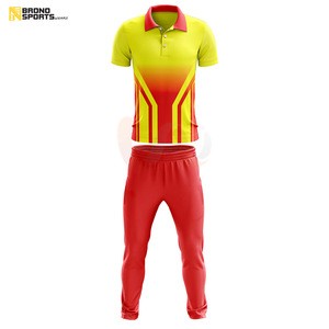 High End Quality Wholesale Professional Cricket Uniform Youth Uniform Jersey and trouser for Cricket Team