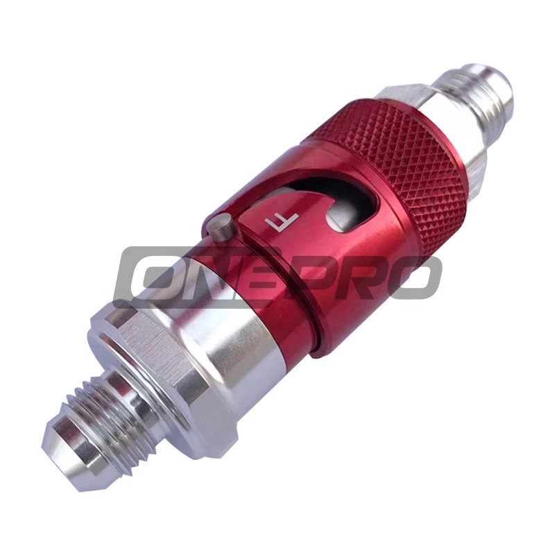High Performance Aluminum -4 -6 -8 -10 -12AN AN Fuel Line Quick Release Connect Fitting Adapter