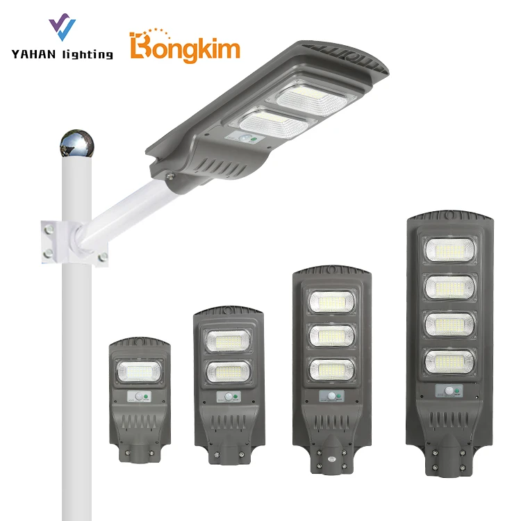 High Power IP65 Waterproof 30W 60W 90W 120W Integrated All In One Outdoor Solar LED Street Light