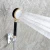 Import High pressure luxury bathroom accessories rainfall handle shower head from China