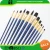 Import high quality 12pcs oil and acrylic artist paint brush for student painting from China